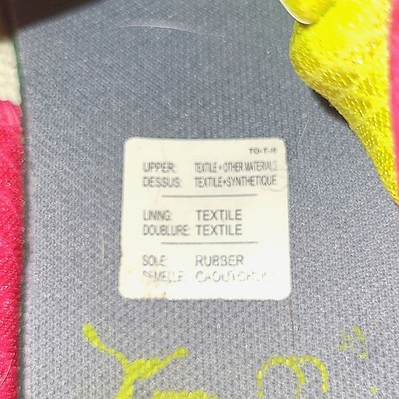 Puma locell 1.0 sneakers athletic running shoes gray pink lime green size 7 - Picture 5 of 9